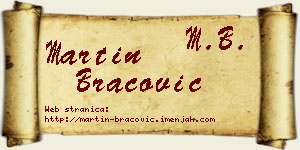 Martin Bracović vizit kartica